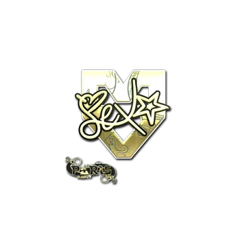 Sticker | dexter (Gold) | Paris 2023