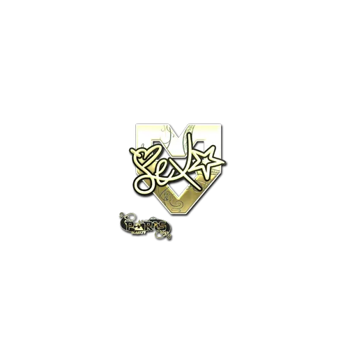 Sticker | dexter (Gold) | Paris 2023