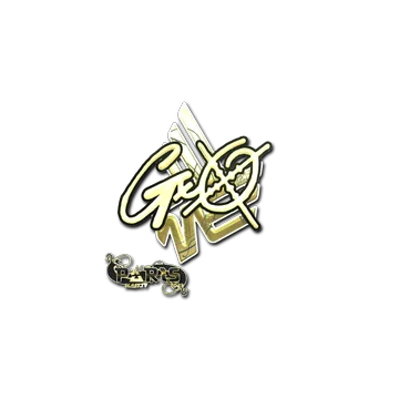 Sticker | gxx- (Gold) | Paris 2023