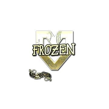 Sticker | frozen (Gold) | Paris 2023