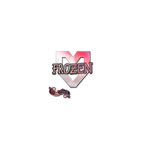 Наклейка | frozen (голографическая) | Париж-2023