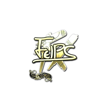 Sticker | felps (Gold) | Paris 2023
