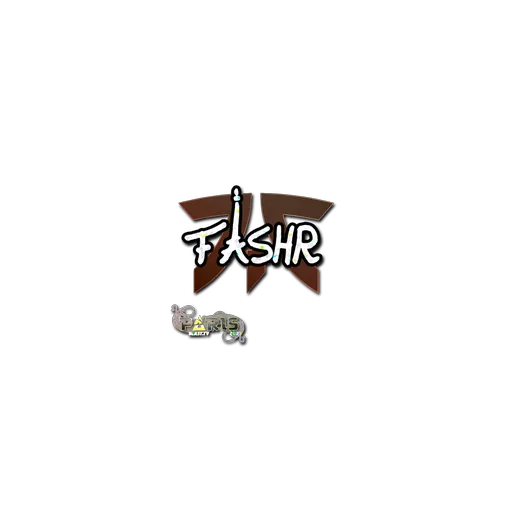 Наклейка | FASHR (с блёстками) | Париж-2023