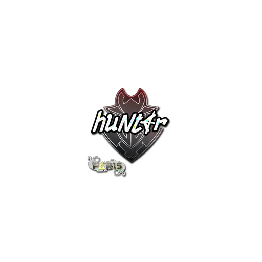 Наклейка | huNter- (с блёстками) | Париж-2023