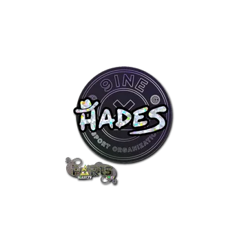Наклейка | hades (с блёстками) | Париж-2023