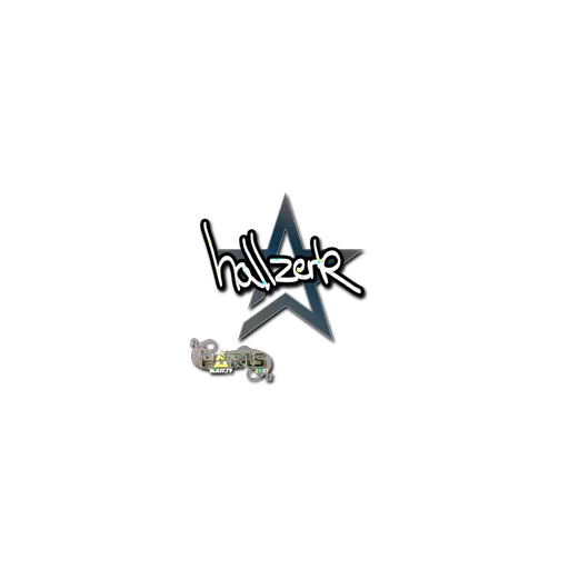 Наклейка | hallzerk (с блёстками) | Париж-2023