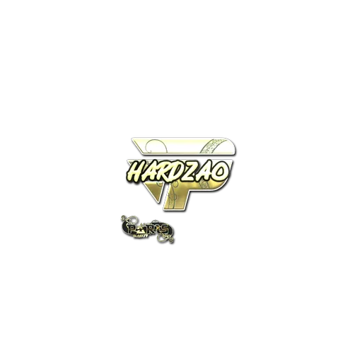 Наклейка | hardzao (золотая) | Париж-2023