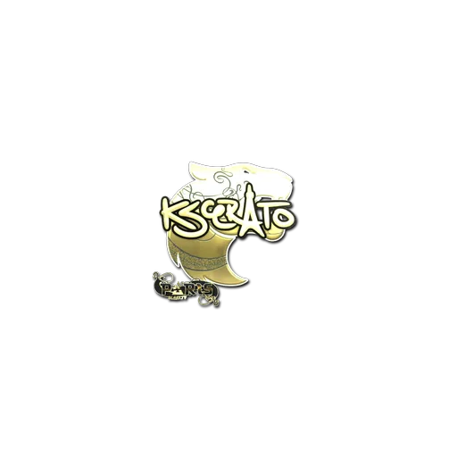 Наклейка | KSCERATO (золотая) | Париж-2023
