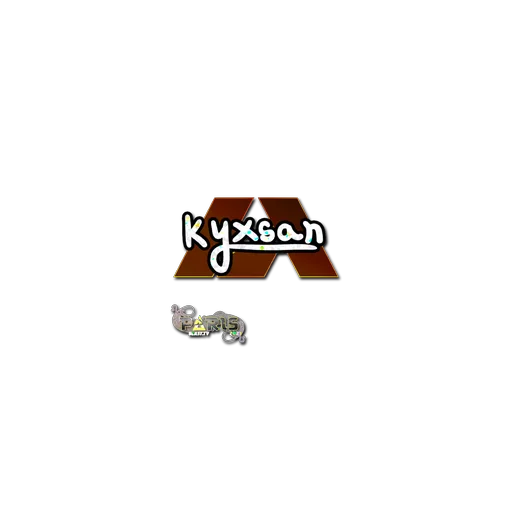 Наклейка | kyxsan (с блёстками) | Париж-2023