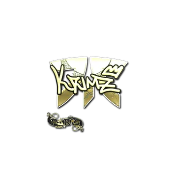 Sticker | KRIMZ (Gold) | Paris 2023