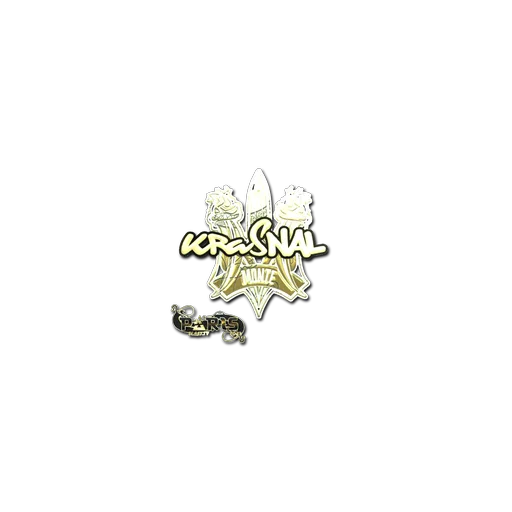 Наклейка | kRaSnaL (золотая) | Париж-2023