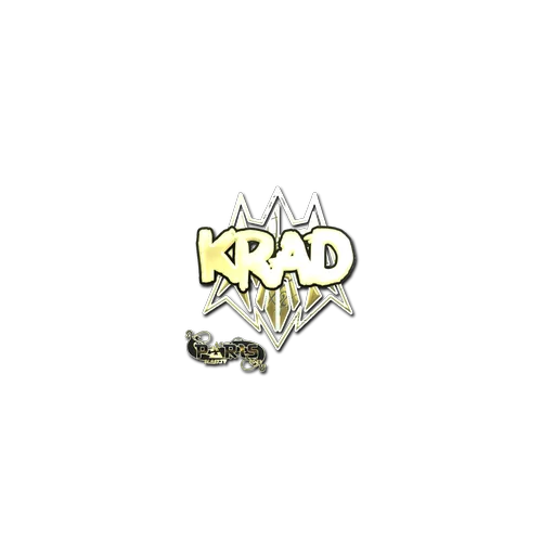 Наклейка | Krad (золотая) | Париж-2023