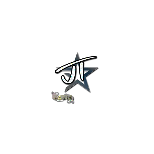 Наклейка | JT (с блёстками) | Париж-2023