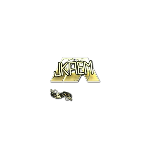 Наклейка | jkaem (золотая) | Париж-2023