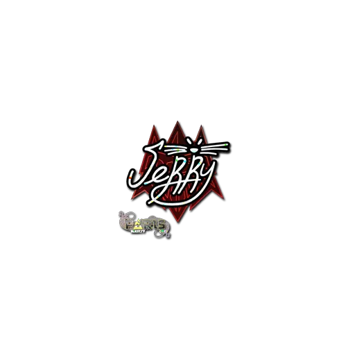 Наклейка | Jerry (с блёстками) | Париж-2023
