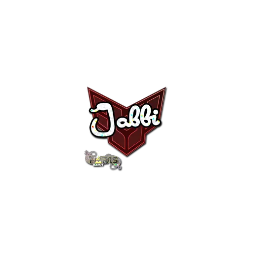 Наклейка | jabbi (с блёстками) | Париж-2023