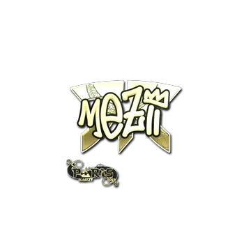 Sticker | mezii (Gold) | Paris 2023