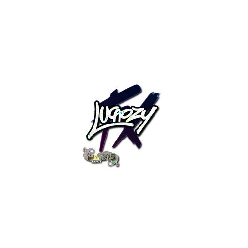 Наклейка | Lucaozy (с блёстками) | Париж-2023