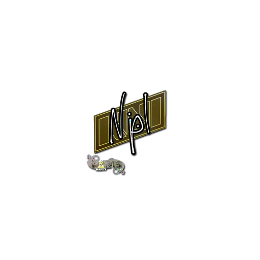 Наклейка | npl (с блёстками) | Париж-2023