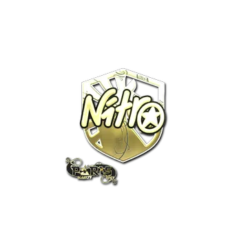Sticker | nitr0 (Gold) | Paris 2023