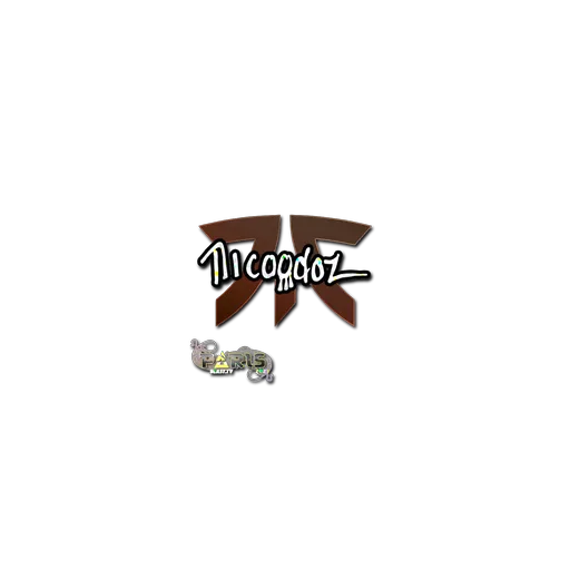 Наклейка | nicoodoz (с блёстками) | Париж-2023