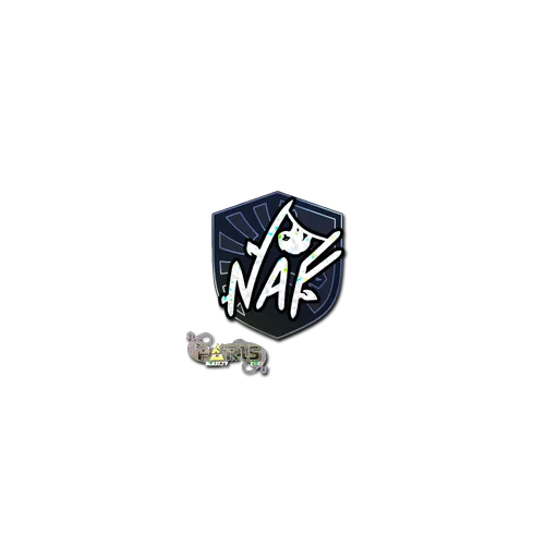 Наклейка | NAF (с блёстками) | Париж-2023
