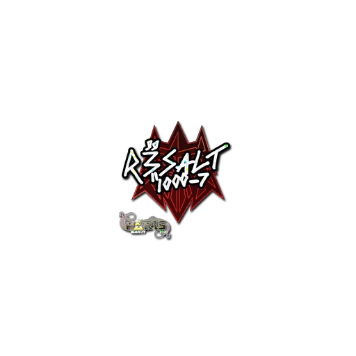 Наклейка | r3salt (с блёстками) | Париж-2023