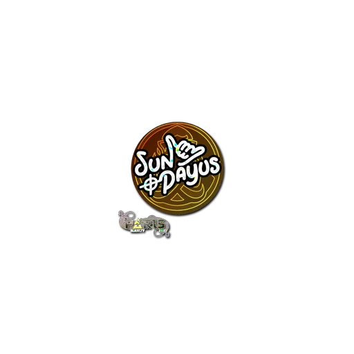 Наклейка | SunPayus (с блёстками) | Париж-2023