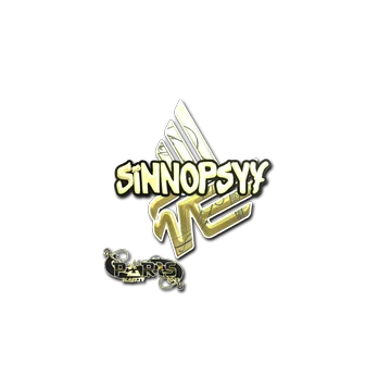 Sticker | sinnopsyy (Gold) | Paris 2023