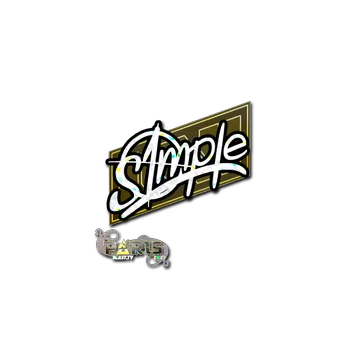Sticker | s1mple (Glitter) | Paris 2023
