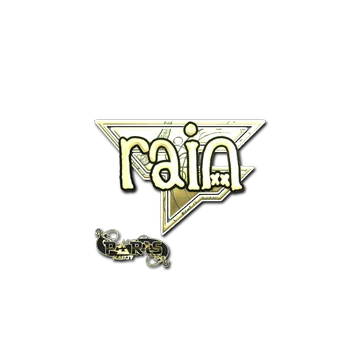 Sticker | rain (Gold) | Paris 2023