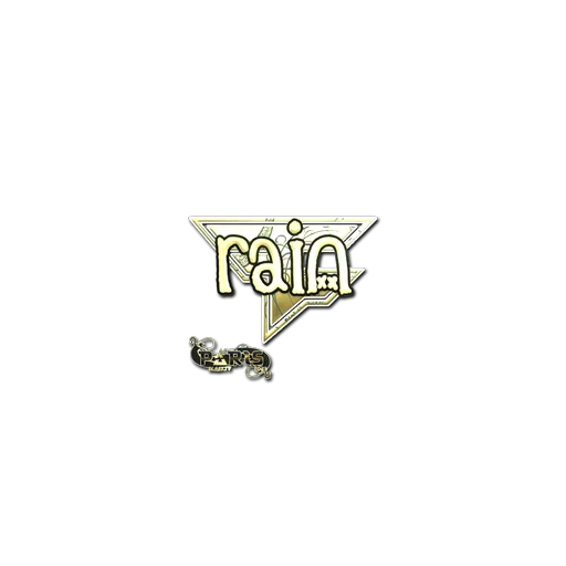 Sticker | rain (Gold) | Paris 2023