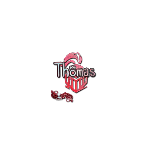 Наклейка | Thomas (голографическая) | Париж-2023