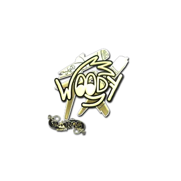 Sticker | WOOD7 (Gold) | Paris 2023