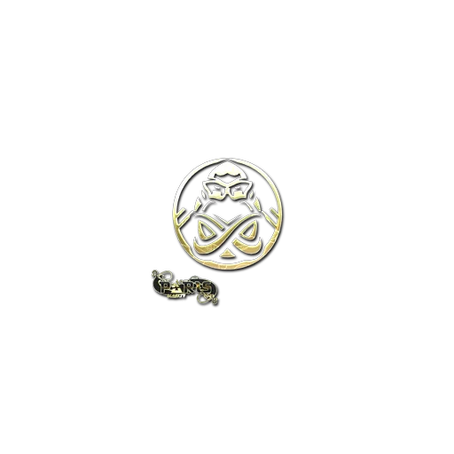 Наклейка | ENCE (золотая) | Париж-2023