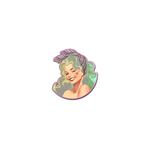 Наклейка | Иветта (голографическая)