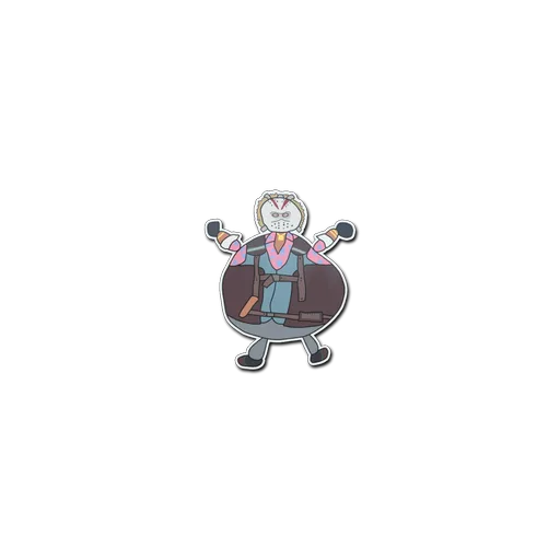 Sticker | Poorly Drawn Bloody Darryl