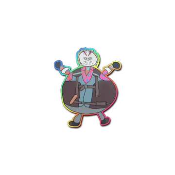 Sticker | Poorly Drawn Bloody Darryl (Holo)