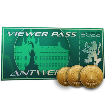 Antwerp 2022 Viewer Pass + 3 Souvenir Tokens