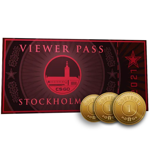 Stockholm 2021 Viewer Pass + 3 Souvenir Tokens