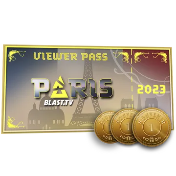 Paris 2023 Viewer Pass + 3 Souvenir Tokens
