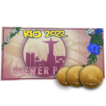 Rio 2022 Viewer Pass + 3 Souvenir Tokens