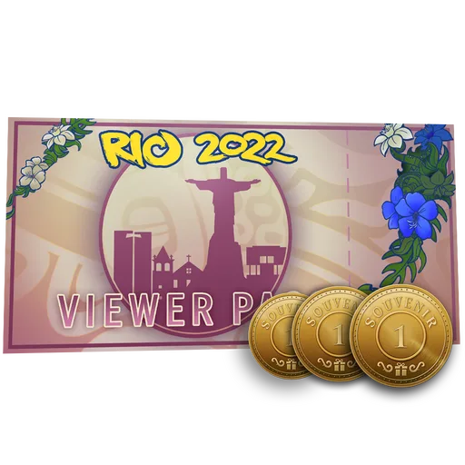 Rio 2022 Viewer Pass + 3 Souvenir Tokens